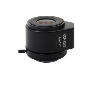  4mm F1.2 DC Aperture Motor Gathered CCTV Lens 