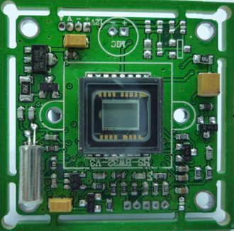  Wide Dynamic Range CCD Board Camera OSD Menu 480TVL 