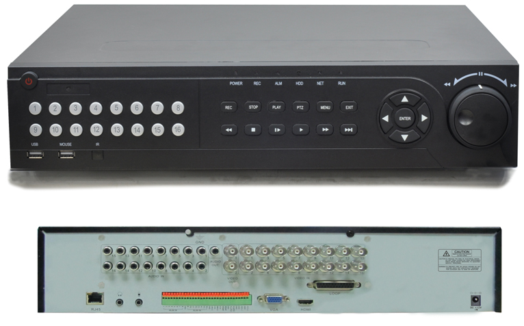 Full Function 16 Channel H264 Real Time Monitoring DVR 
