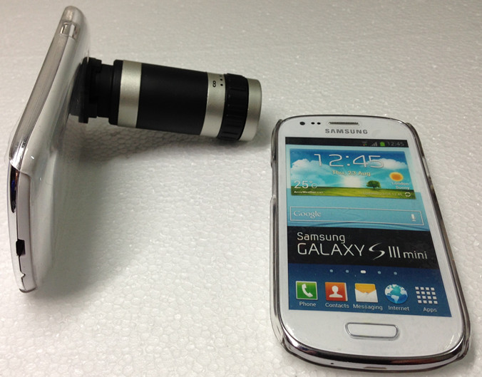 Mini Portable Telescope 8x Zoom Camera Lens For Samsung i8190 Galaxy S3