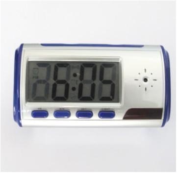 Remote Spy Clock Hidden DVR Camera Motion Detector