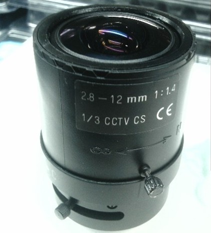  2.8-12MM Manual Aperture Zoom Lens For CCTV Camera 