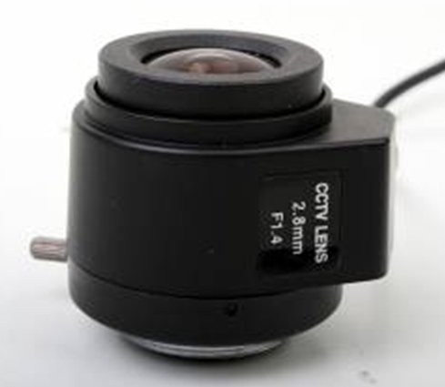  2.8MM Manual Focus DC Aperture F1.4 Lens 