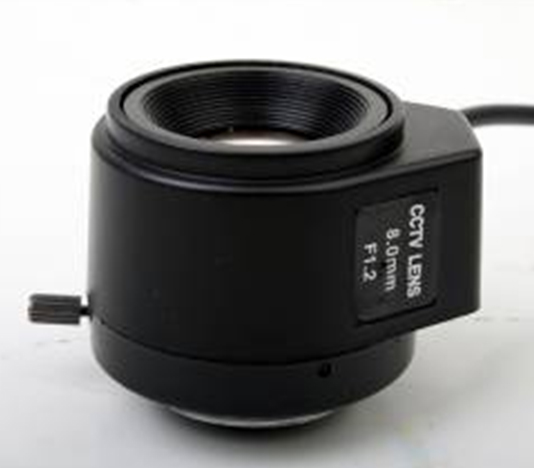 8mm CS F1.2 AUTO Iris CCTV Camera LENS