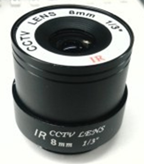  F1.6 8mm CCTV Lens for Security Camera 