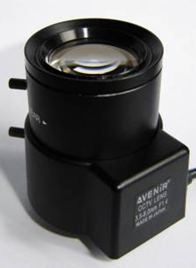 3.5-8mm Big Caliber Manual Zoom CCTV Lens For Banks Parking System