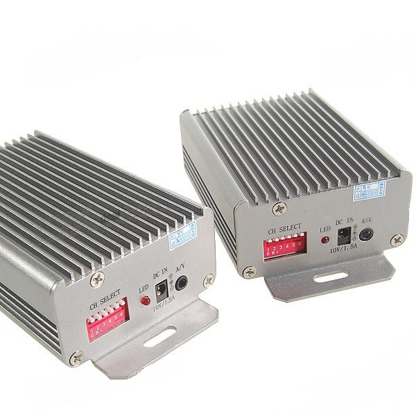 BADA 2.4GHz 3.5W 6-CH Stereo Wireless Audio/Video AV Transmitter & Receiver Kit (100V~240V AC)